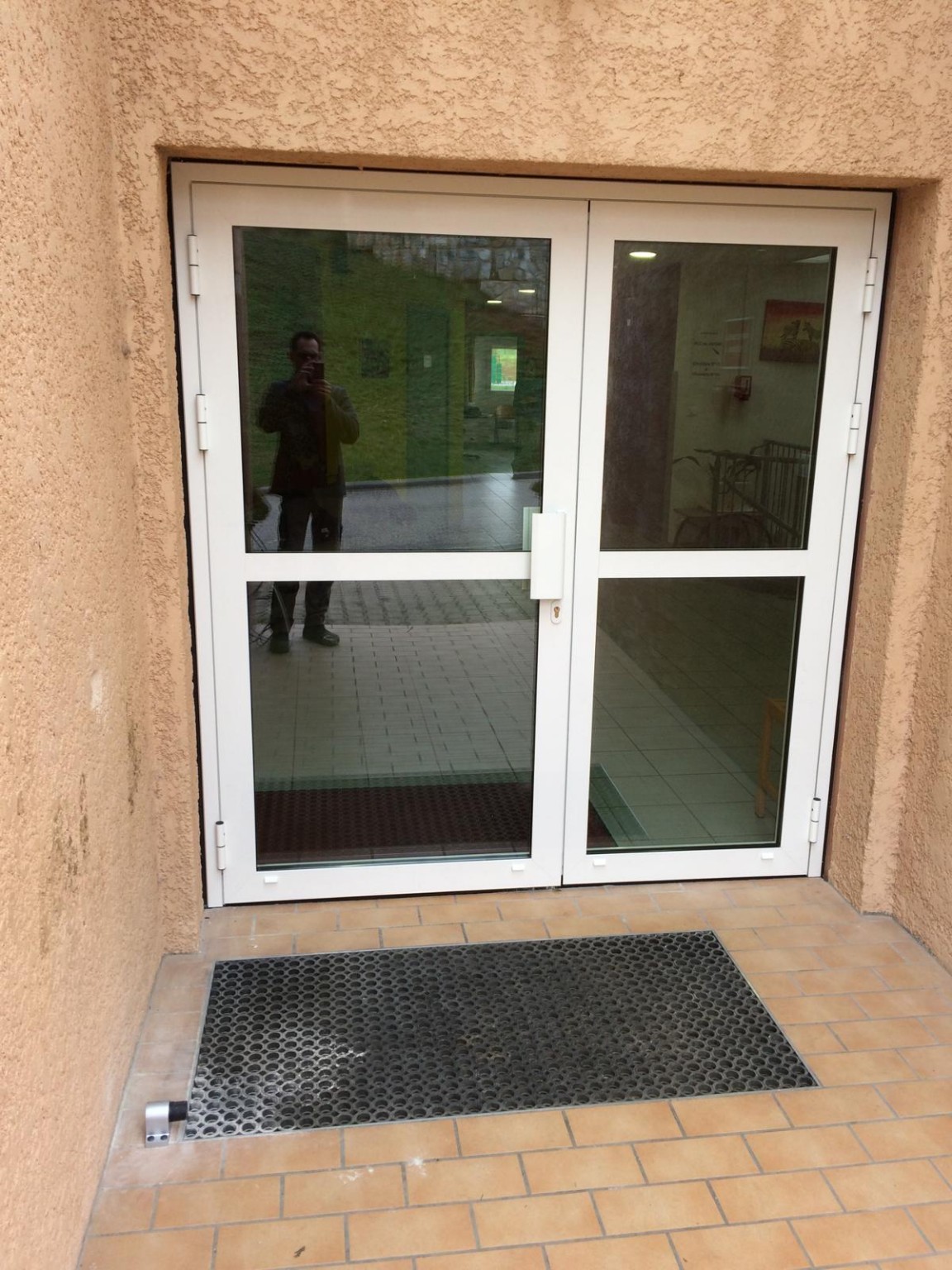 Porte double vitrée