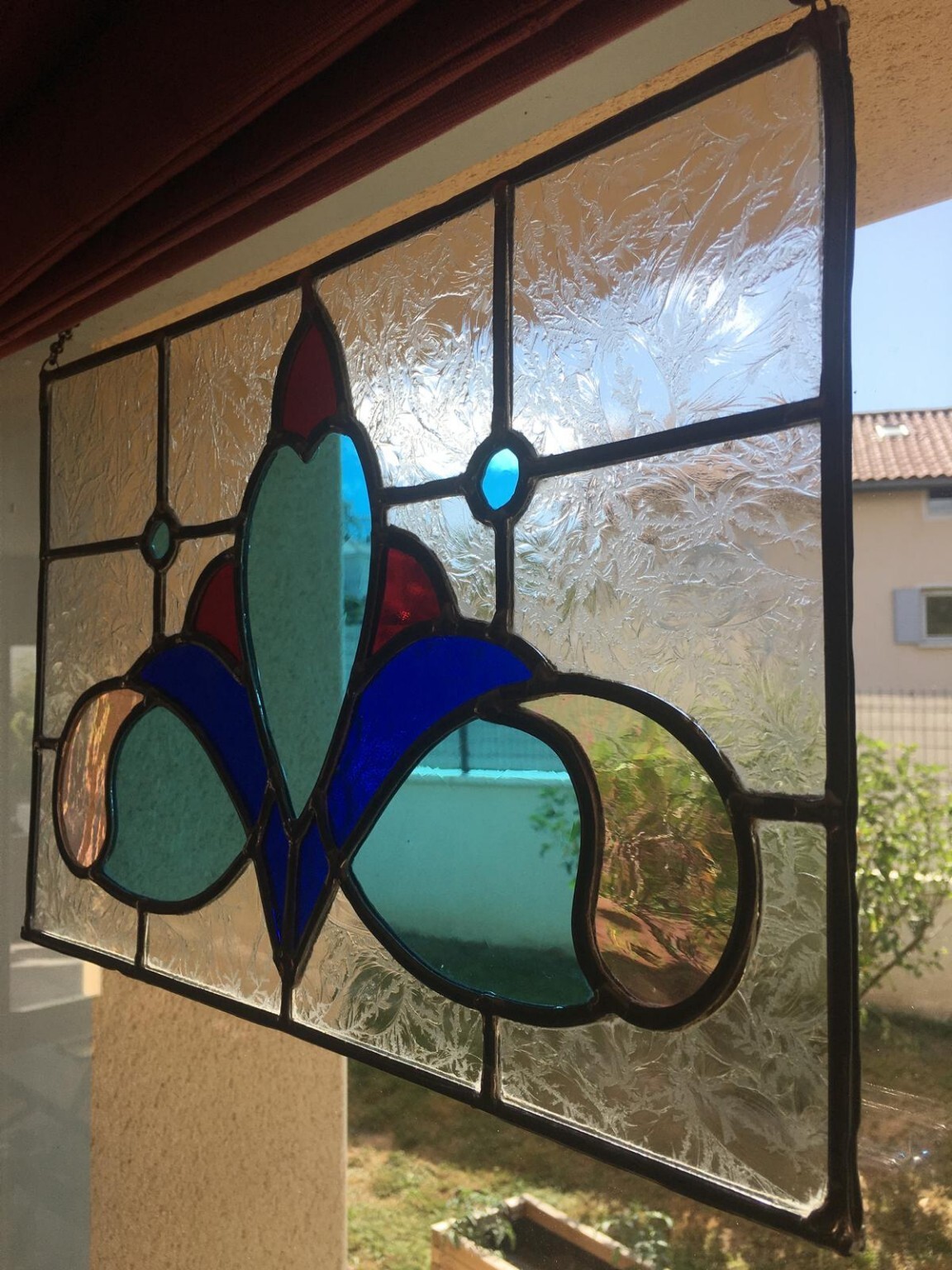 Vitrail décoratif restauré